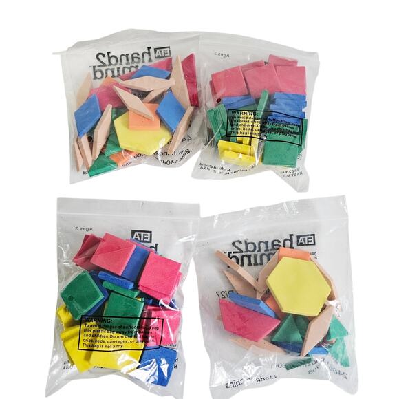 Hand 2 Mind Educational Tool Kits Pattern Blocks & Color Tiles Math Patterns - Picture 6 of 6